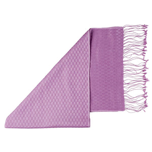 pashmina scarves checkered lilac