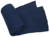 Fine Ribbed Cashmere Scarves Navy Blue