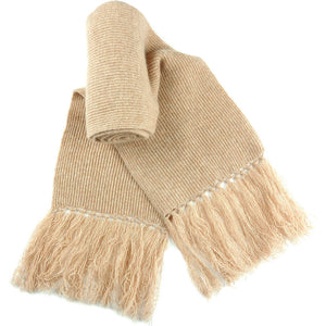 Vicuna Cashmere Scarves with Tassels