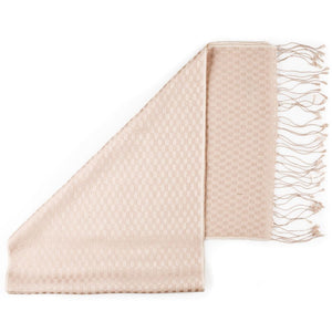 pashmina scarves checkered soft peach