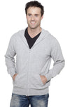 cashmere hoody silver grey