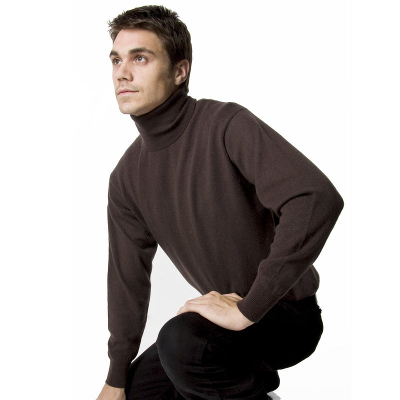 Men's cashmere polo neck sweaters sale