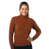 Polo Neck Cashmere Jumpers Terracotta
