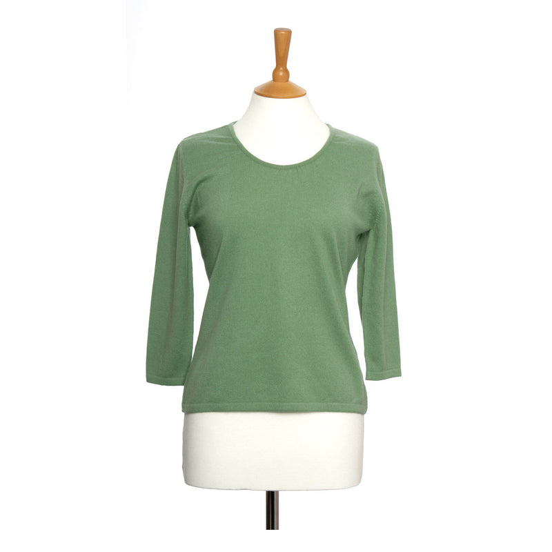cashmere jumper with ruched neck white