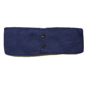 wheat pillow with cashmere cover blue