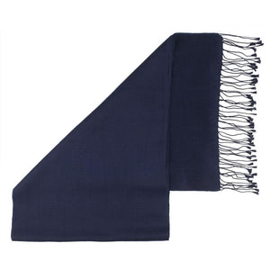 herringbone pashmina scarves mariner blue