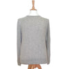 men's crew neck cashmere sweaters silver grey