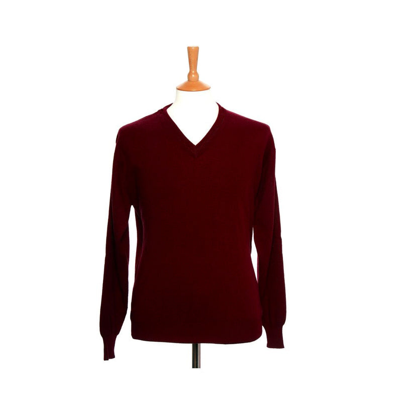 men's black v neck cashmere jumpers