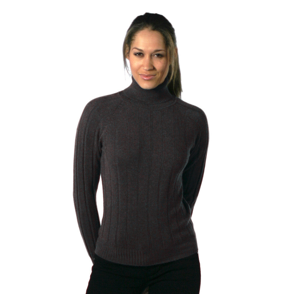 Ladies black cashmere polo neck jumper store