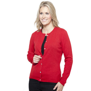 women's cashmere cardigans red admiral