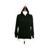 Women's Cashmere Hoody With Zip Charcoal
