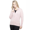 Women's Zip Up Cashmere Cardigans Dusky Pink